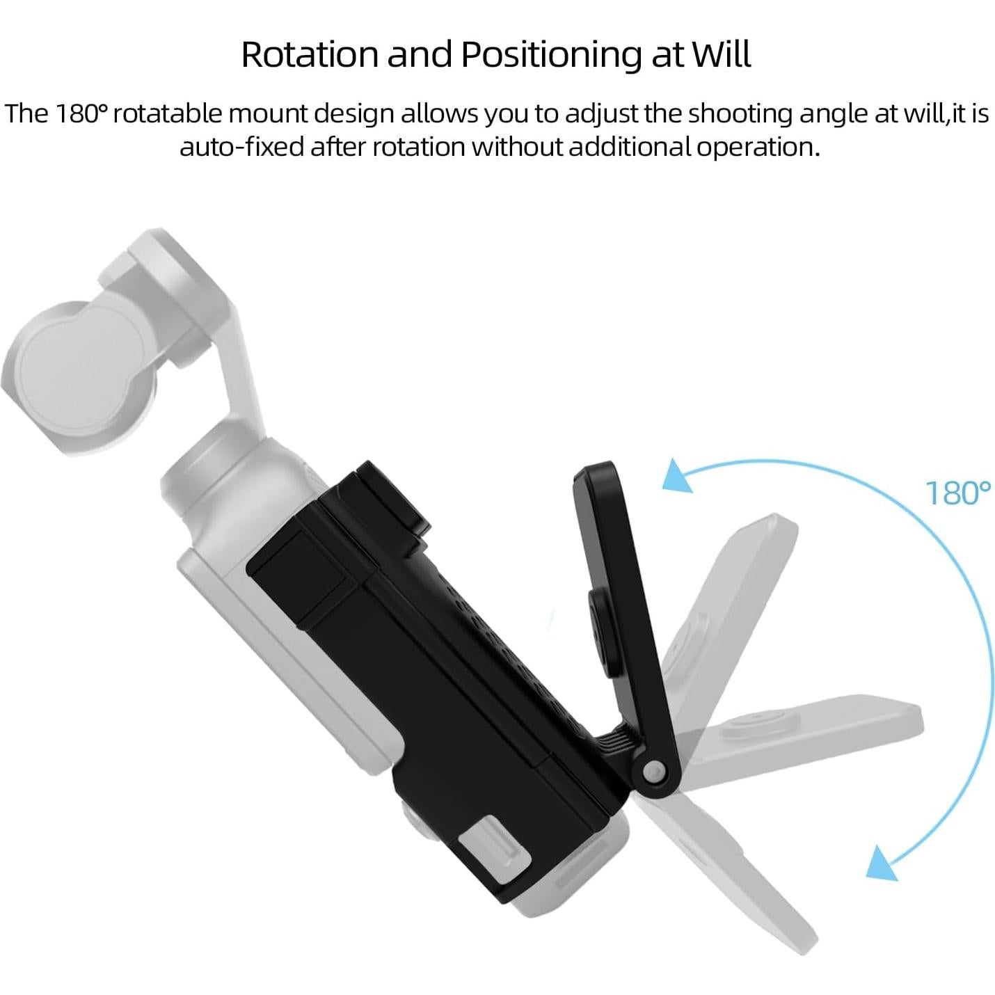 Soporte Magnético ITOTIN para Osmo Pocket 3, Ajustable 180°