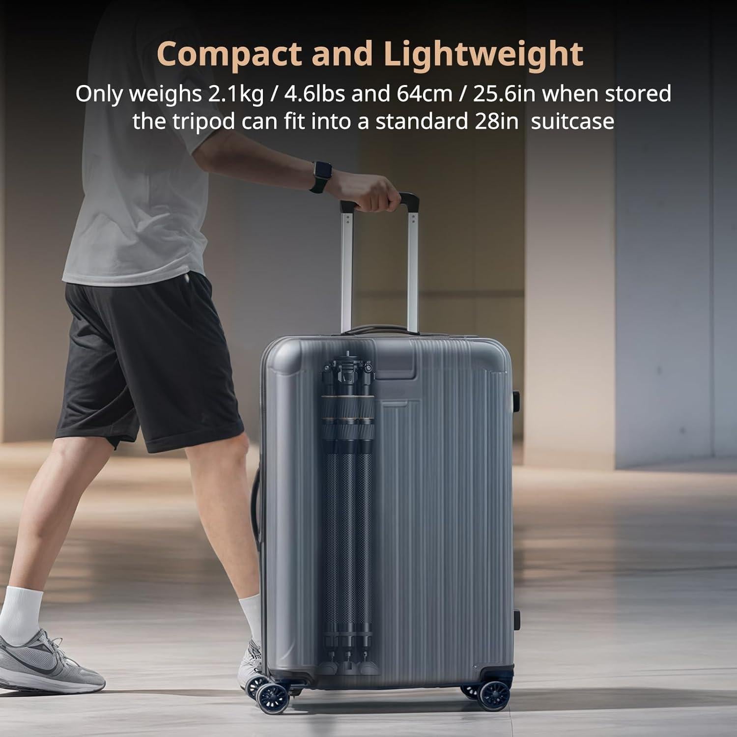 Trípode de Fibra de Carbono PequeñoRig FT-S303 55" (139.7cm) 2.1kg