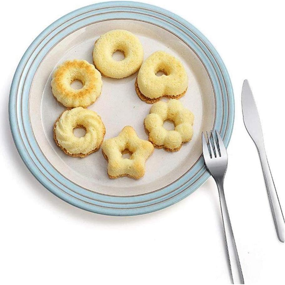 24 Moldes de Silicona Ulalaza para Muffins y Cupcakes