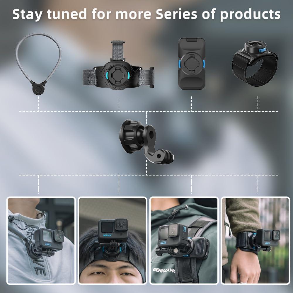 Soporte Magnético para Cuello SUREWO T24 Pro para GoPro y DJI