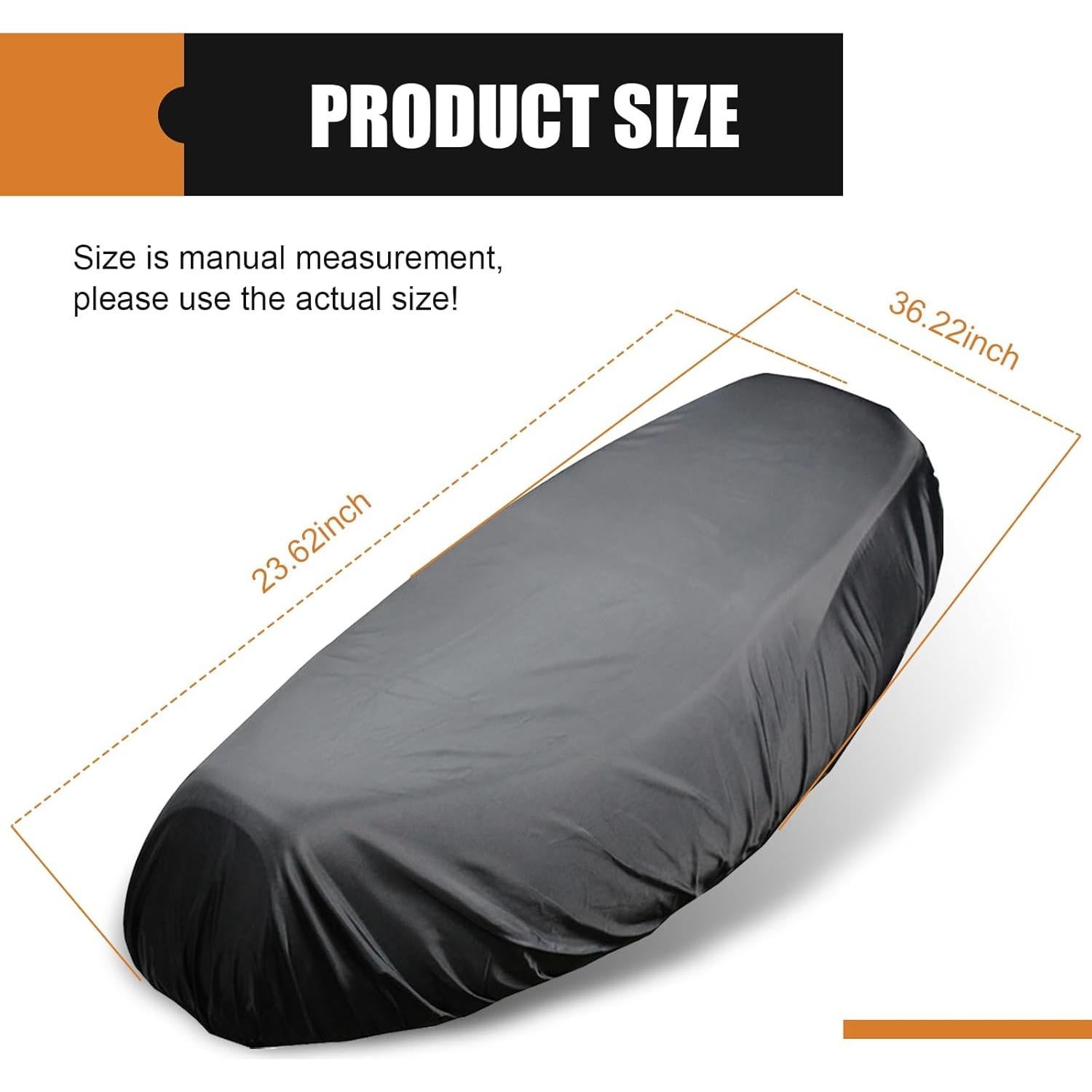 Protector de Asiento de Motocicleta Waswale 60x92cm Impermeable