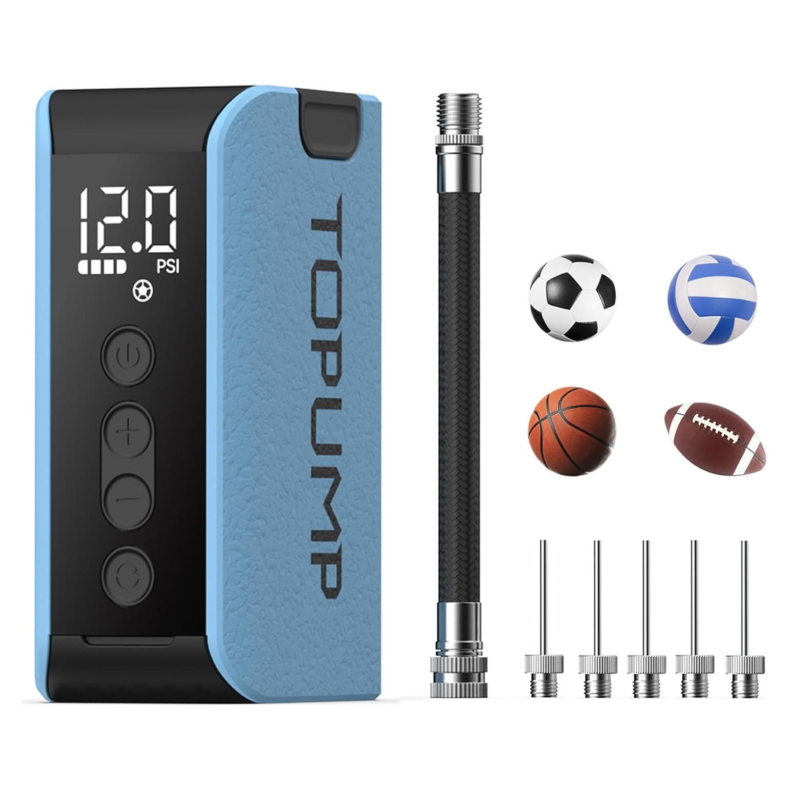 Bomba de Pelotas Eléctrica TOPUMP TB1 20 PSI Portátil