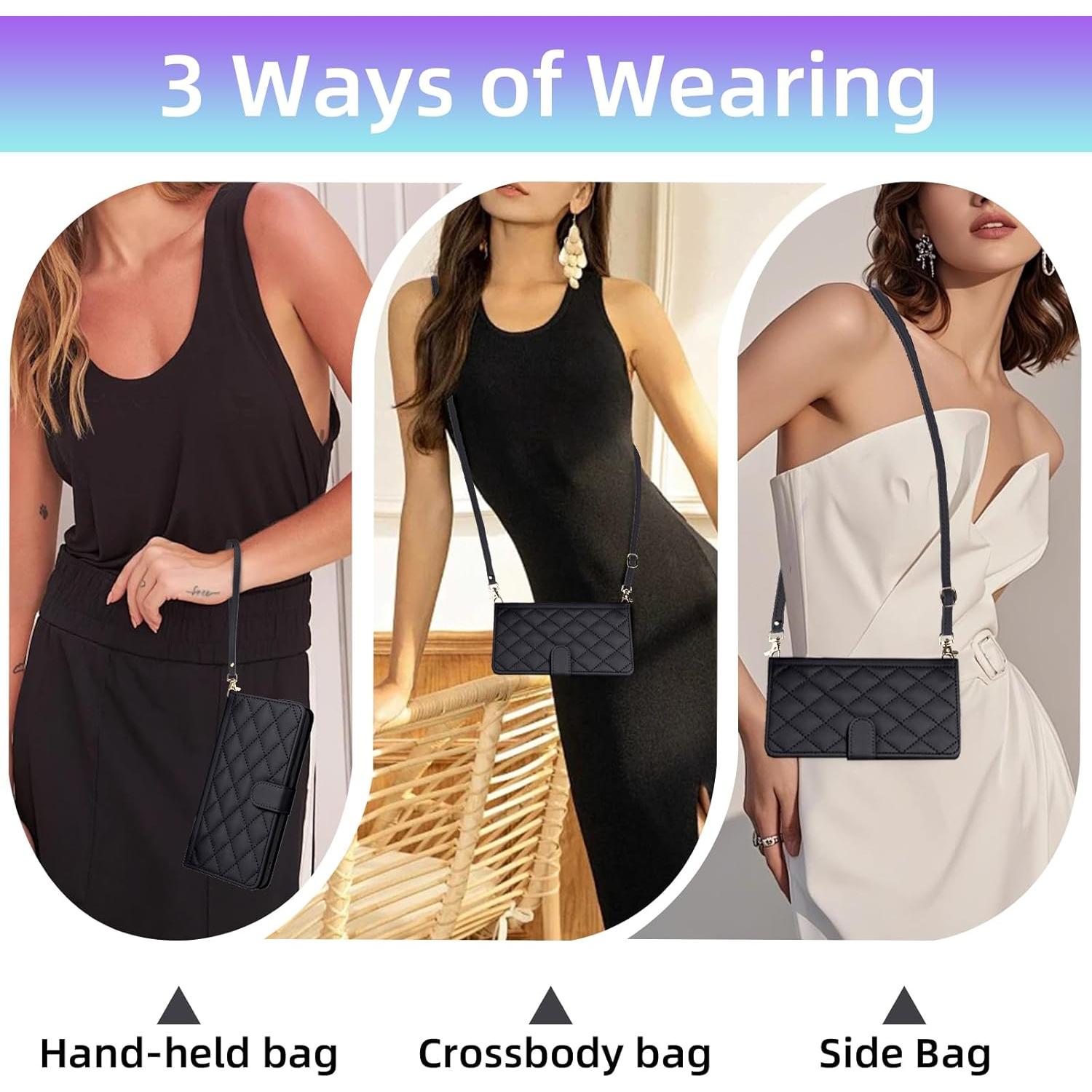 Funda billetera Furiet para Samsung Galaxy S10 - Negro, PU