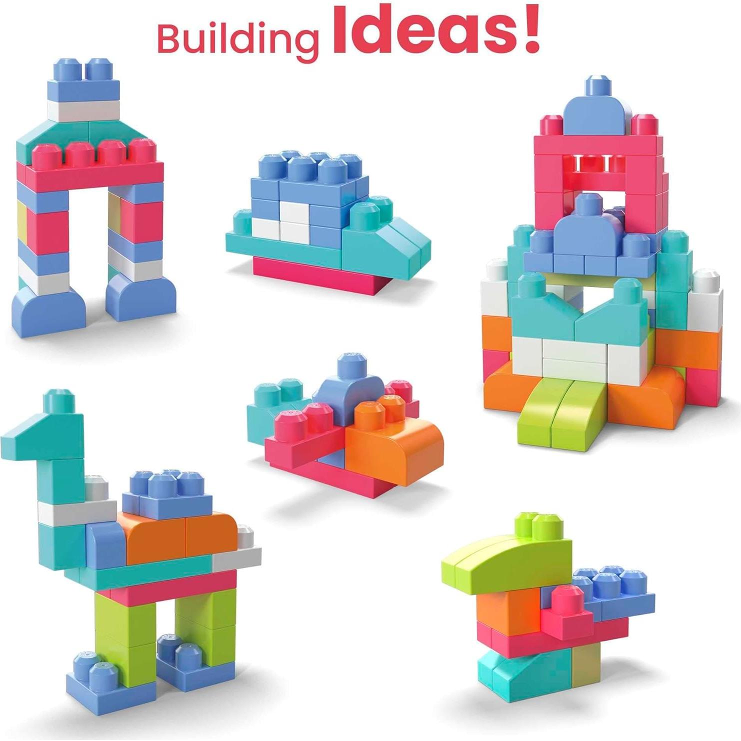 Mega Bloks Primeros Constructores Bolsa 60 Bloques Coloridos