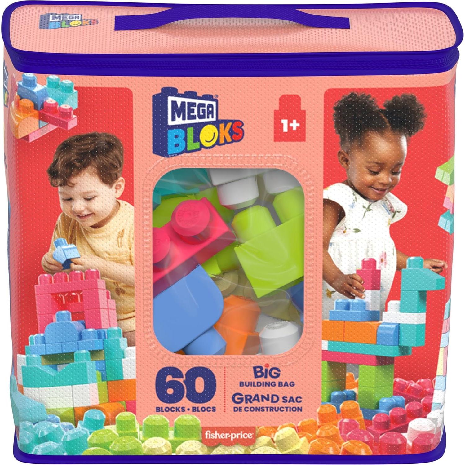 Mega Bloks Primeros Constructores Bolsa 60 Bloques Coloridos