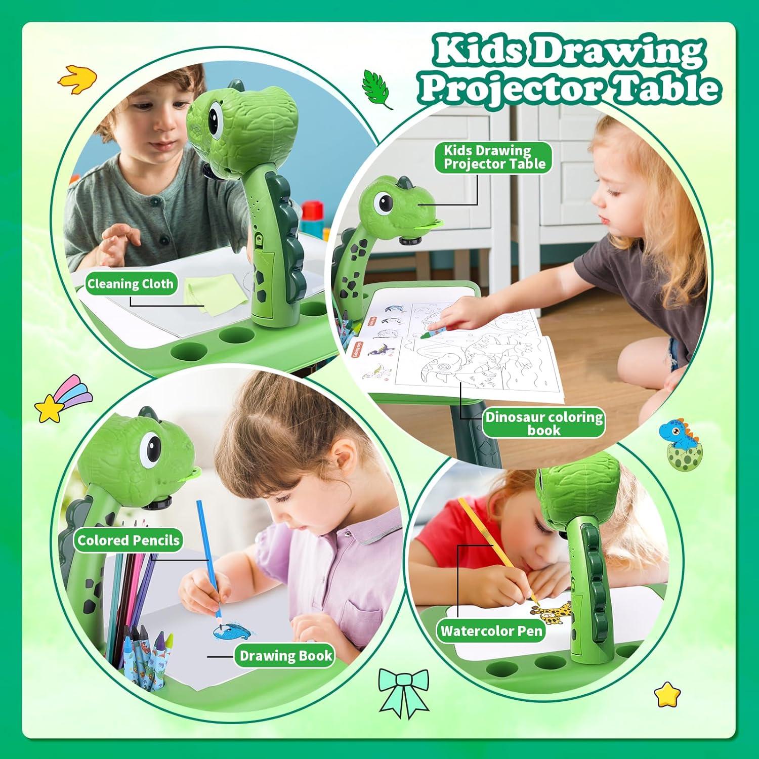 Proyector de Dibujo Hoarosall Kit de Dinosaurios para Niños