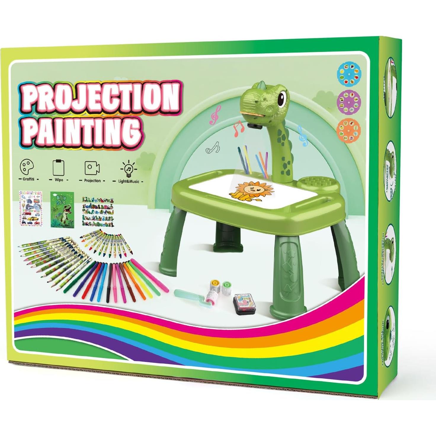 Proyector de Dibujo Hoarosall Kit de Dinosaurios para Niños