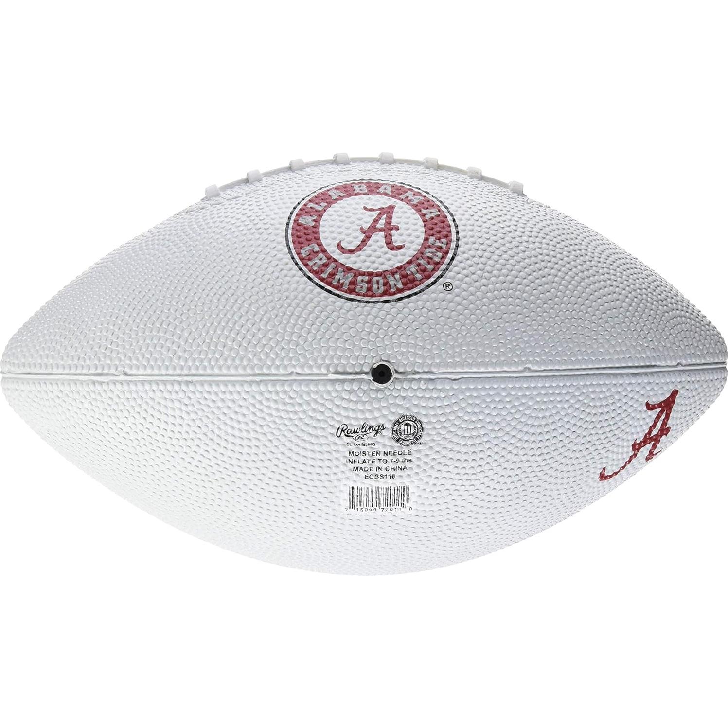 Balón de Fútbol Americano Junior NCAA Rawlings Alabama Crimson Tide