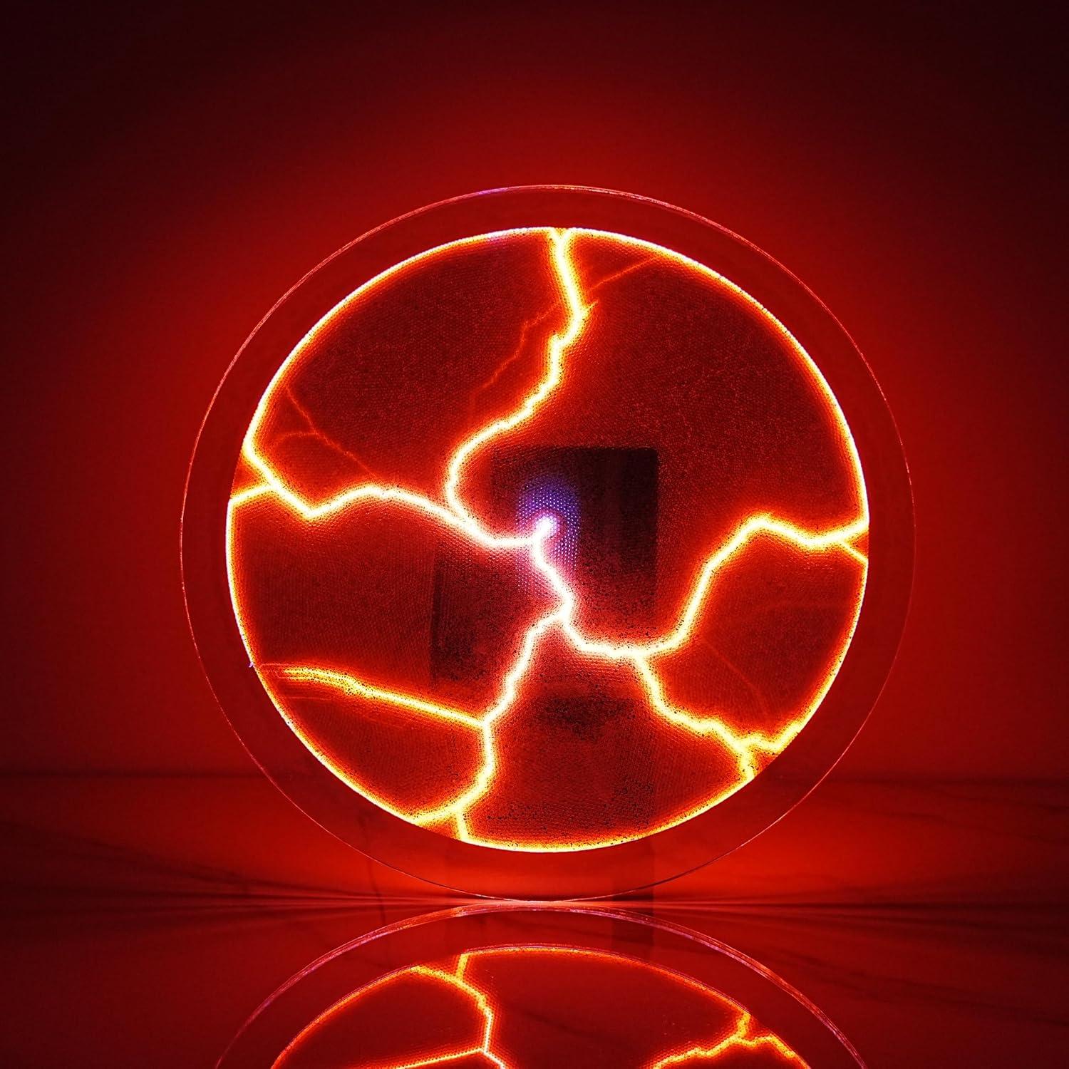 Disco de Plasma PUXTIW 40 cm Rojo - Decoración Interactiva