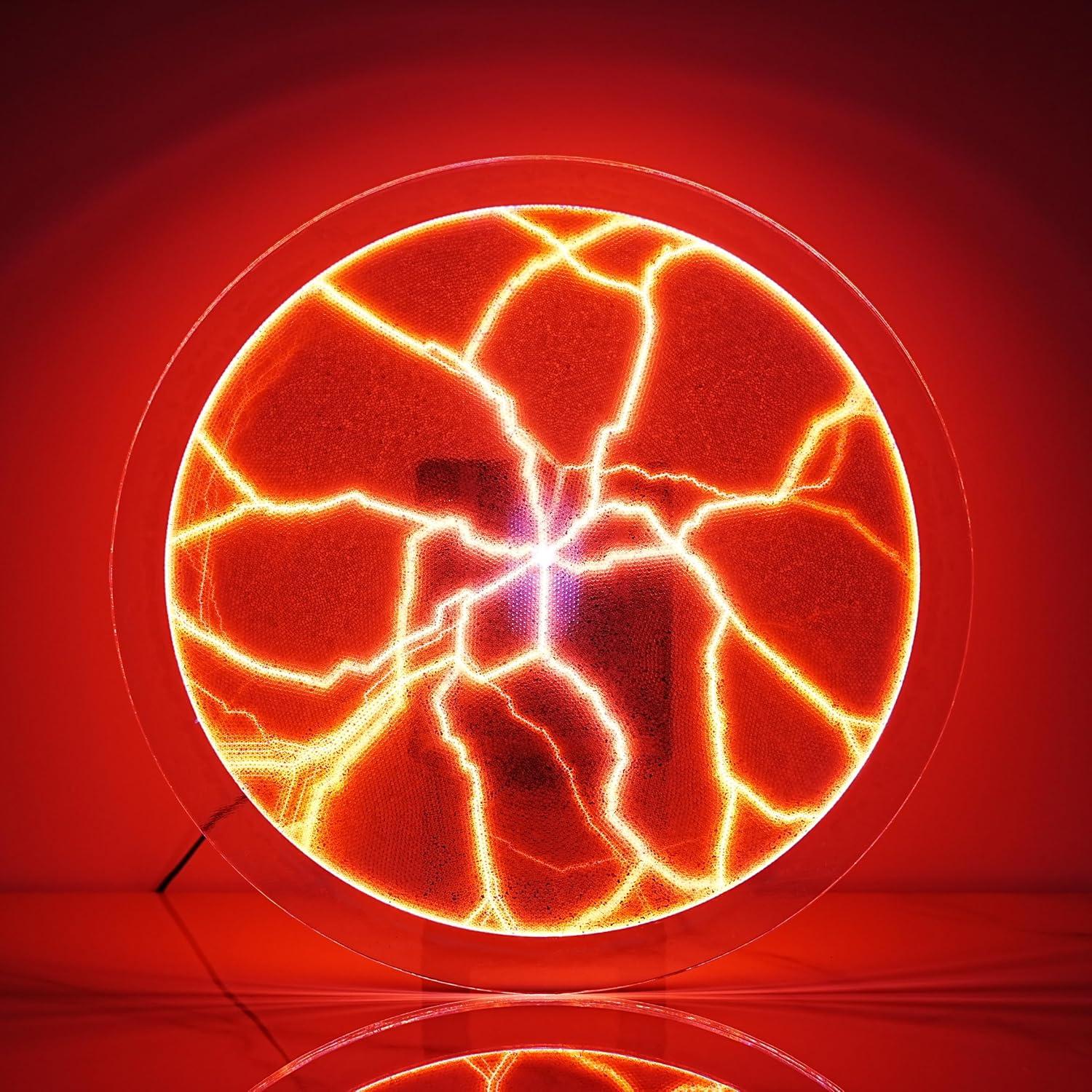 Disco de Plasma PUXTIW 40 cm Rojo - Decoración Interactiva