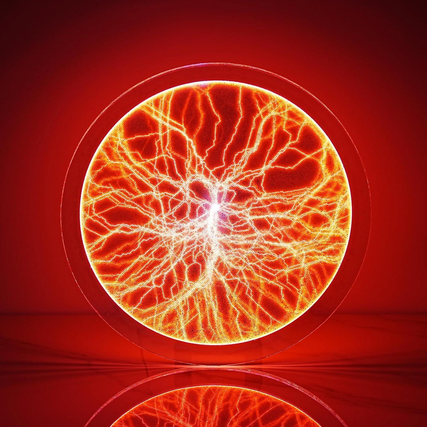 Disco de Plasma PUXTIW 40 cm Rojo - Decoración Interactiva