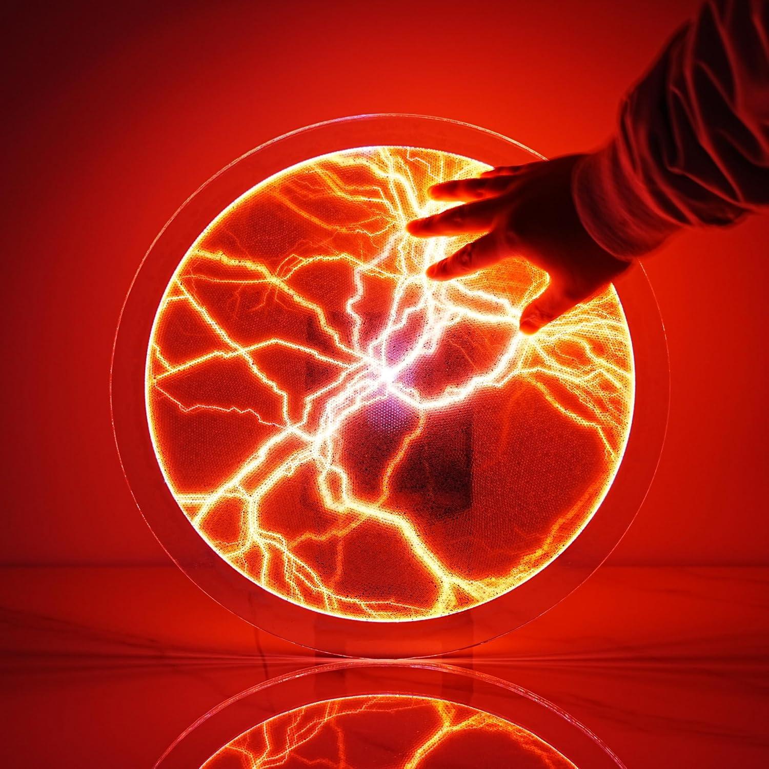 Disco de Plasma PUXTIW 40 cm Rojo - Decoración Interactiva