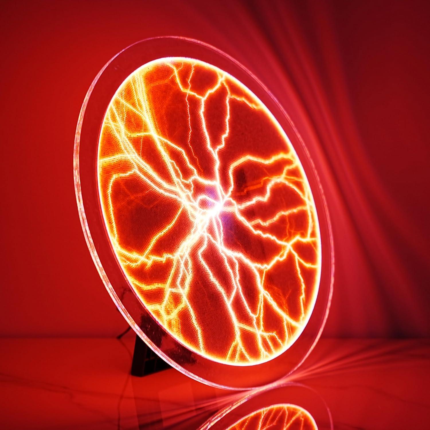 Disco de Plasma PUXTIW 40 cm Rojo - Decoración Interactiva