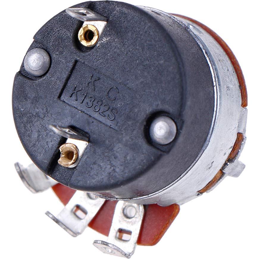 5PCS Potenciómetro Rotativo Lineal 5K ohm WH138 con Interruptor