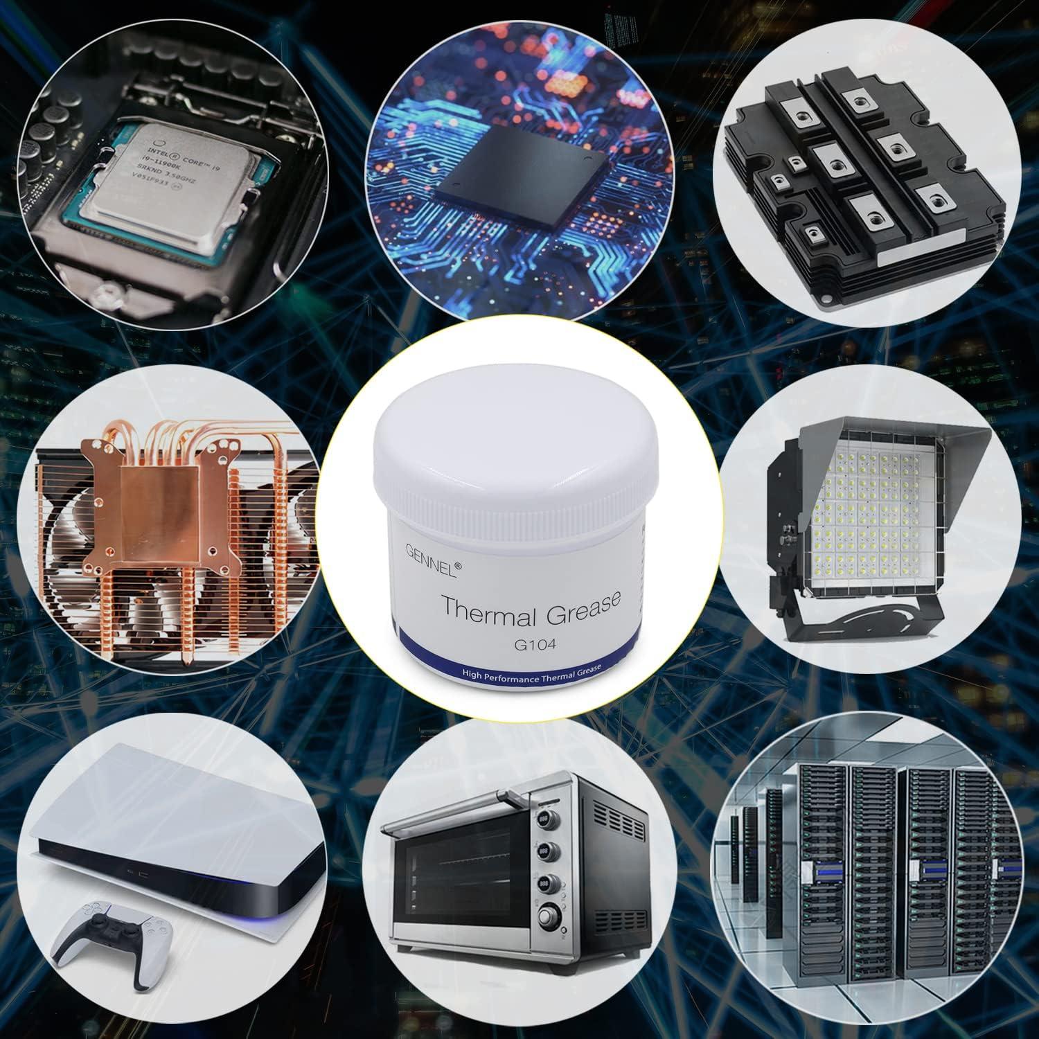 Pasta Térmica Conductiva GENNEL G104 100g para CPU y GPU