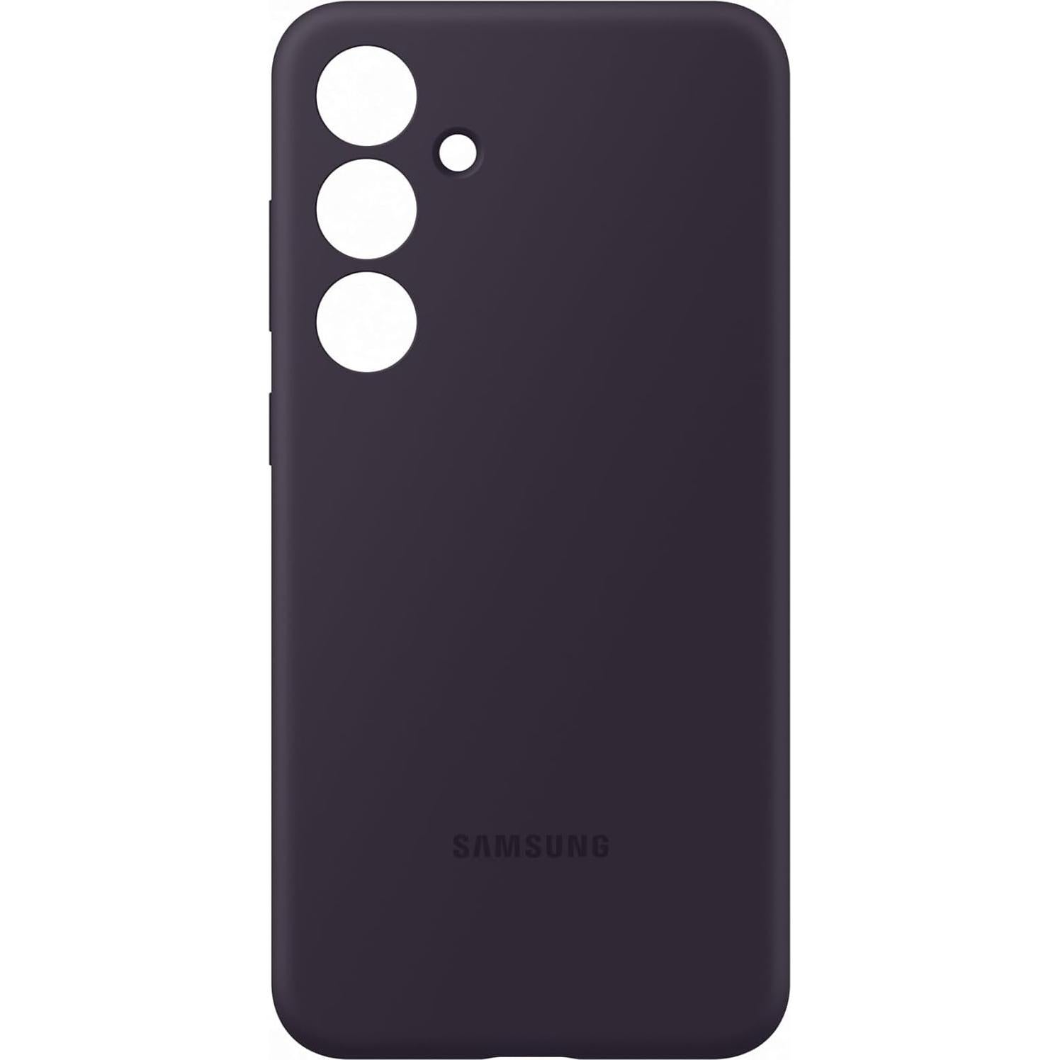 Funda de Silicona Original Samsung Galaxy S24+ Violeta Oscuro