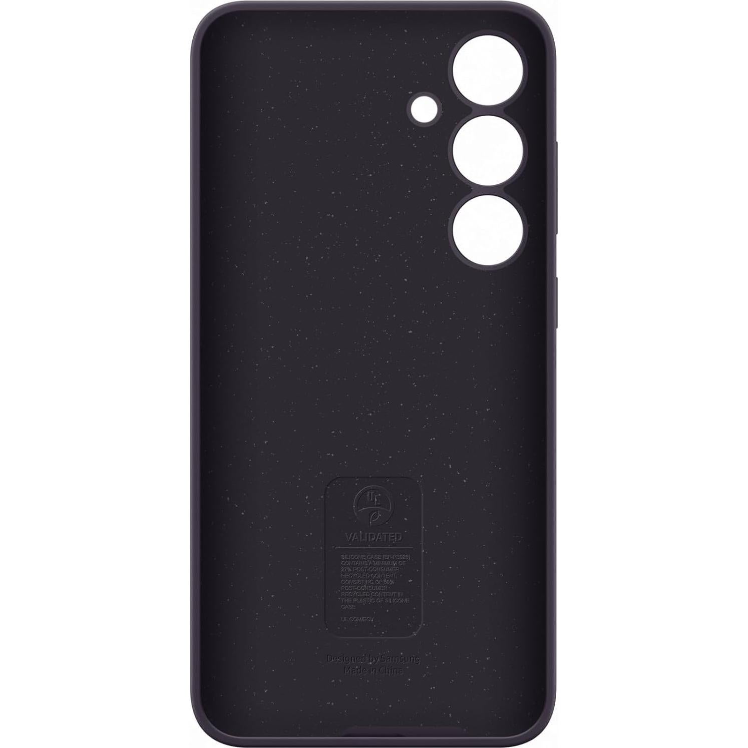 Funda de Silicona Original Samsung Galaxy S24+ Violeta Oscuro