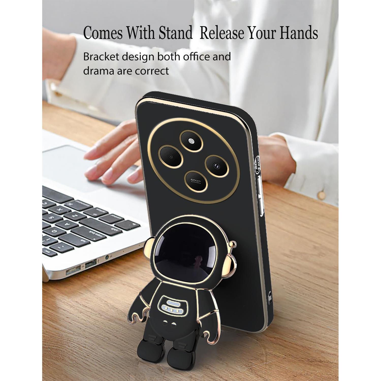 Funda de Silicona para Vivo X200 con Soporte Oculto - Negro