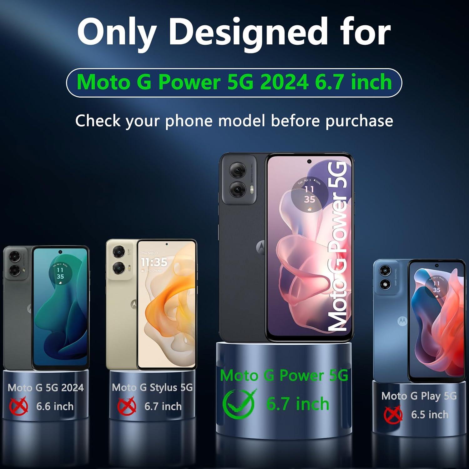 Funda BESINPO para Moto G Power 5G 2024 - Protección Completa