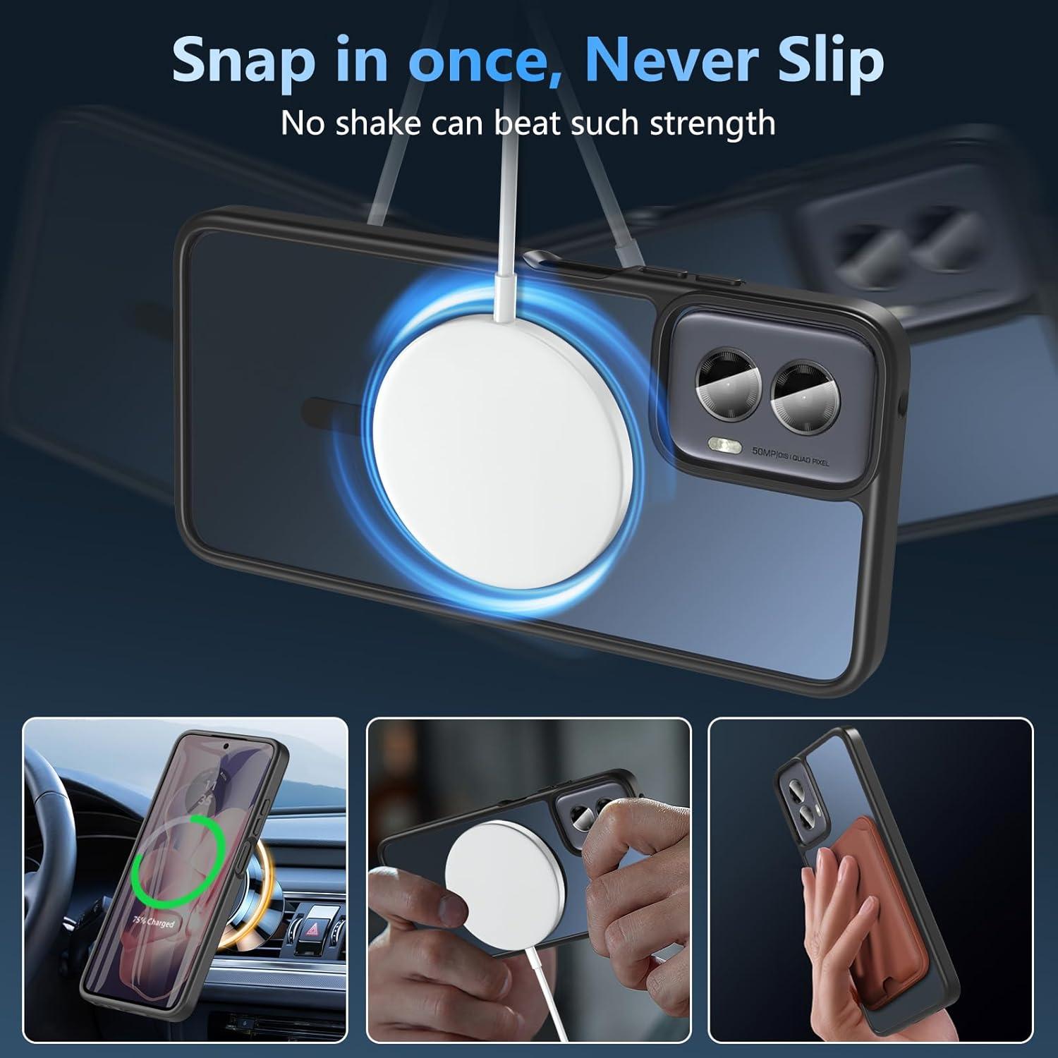 Funda BESINPO para Moto G Power 5G 2024 - Protección Completa