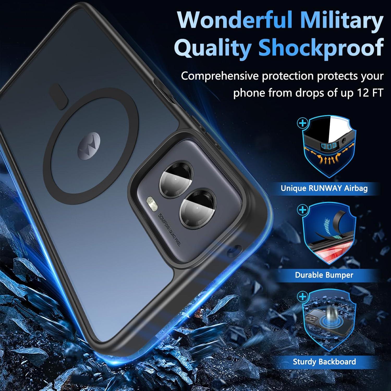 Funda BESINPO para Moto G Power 5G 2024 - Protección Completa