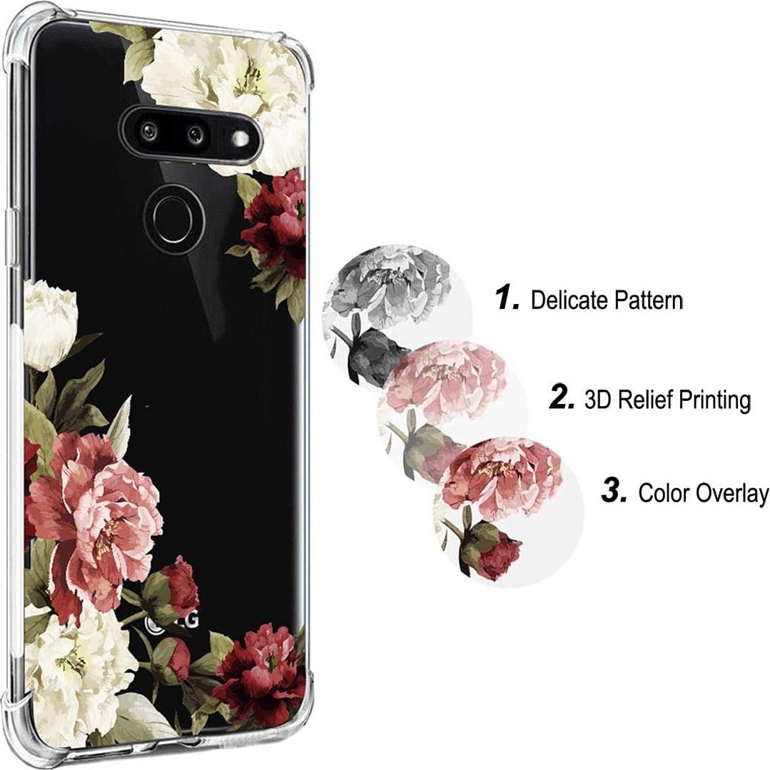 Funda TPU Floral para LG G8 ThinQ - Protección Ligera 2019