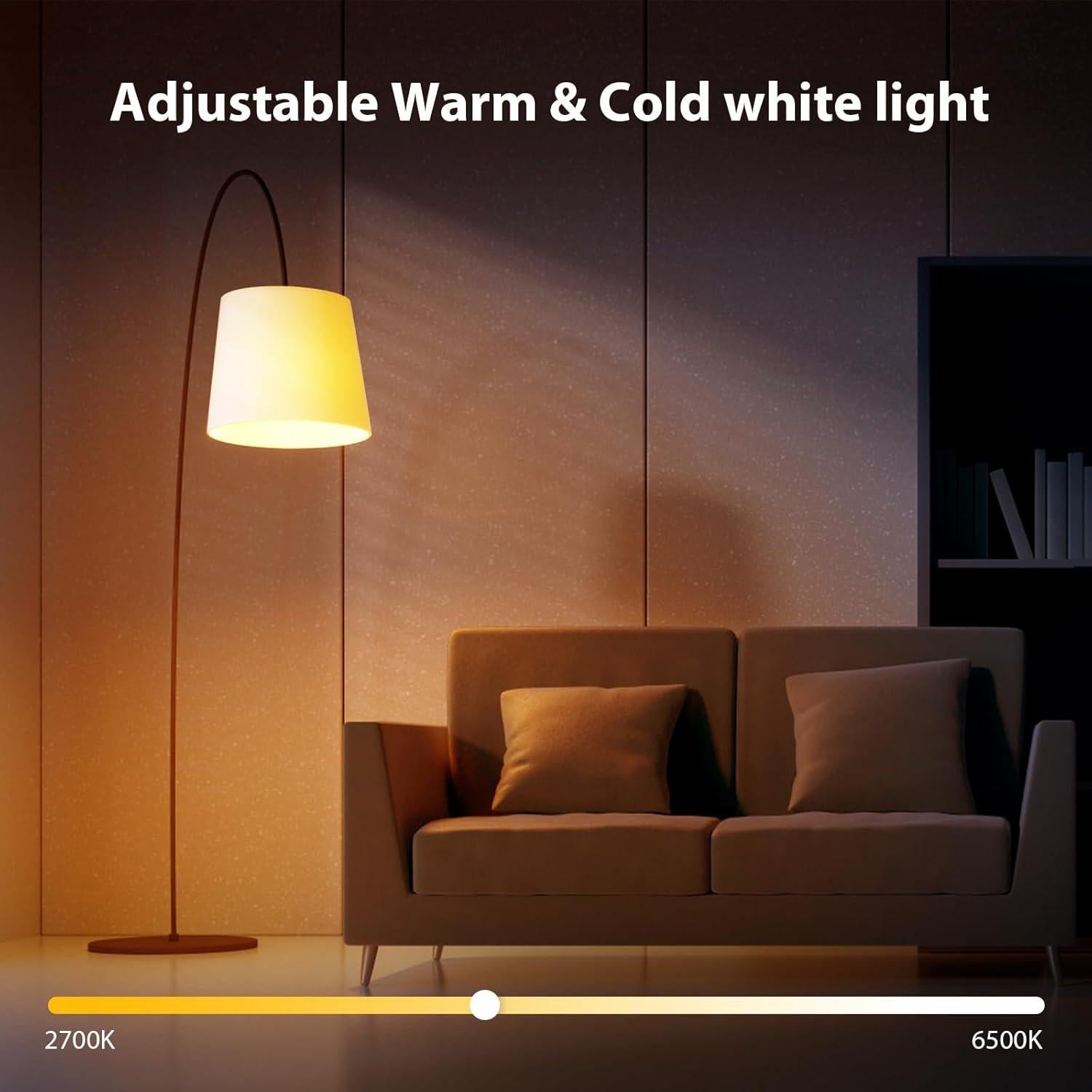 Bombilla LED Inteligente ATCD E26 9W RGB Regulable Bluetooth