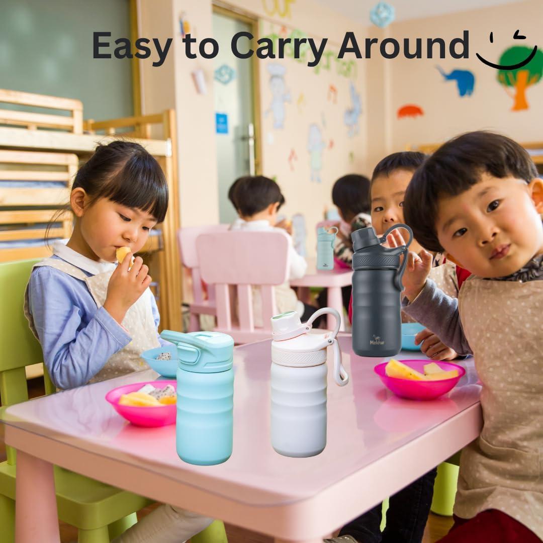 Botella de Agua Melow KidsTumbler 355ml Acero Inoxidable Azul