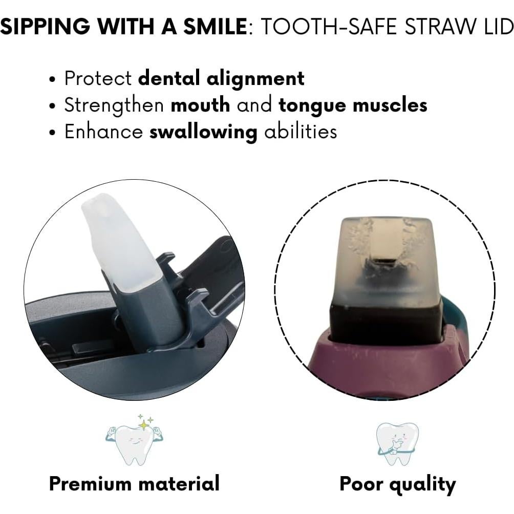 Botella de Agua Melow KidsTumbler 355ml Acero Inoxidable Azul