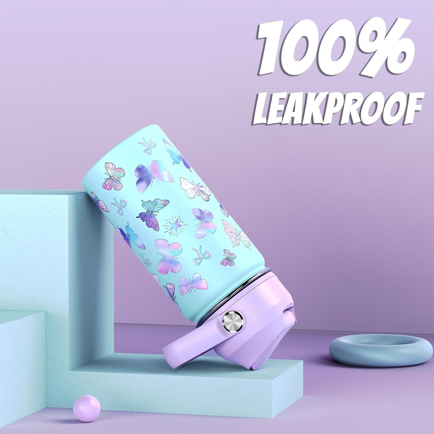 Botella de Agua Aislada ACESAK 14oz Mariposa Doble Pared