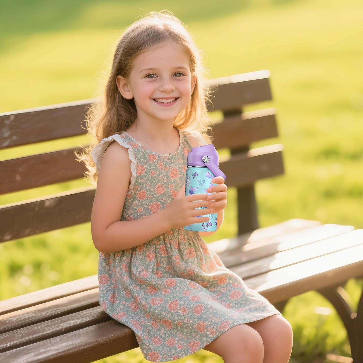 Botella de Agua Aislada ACESAK 14oz Mariposa Doble Pared