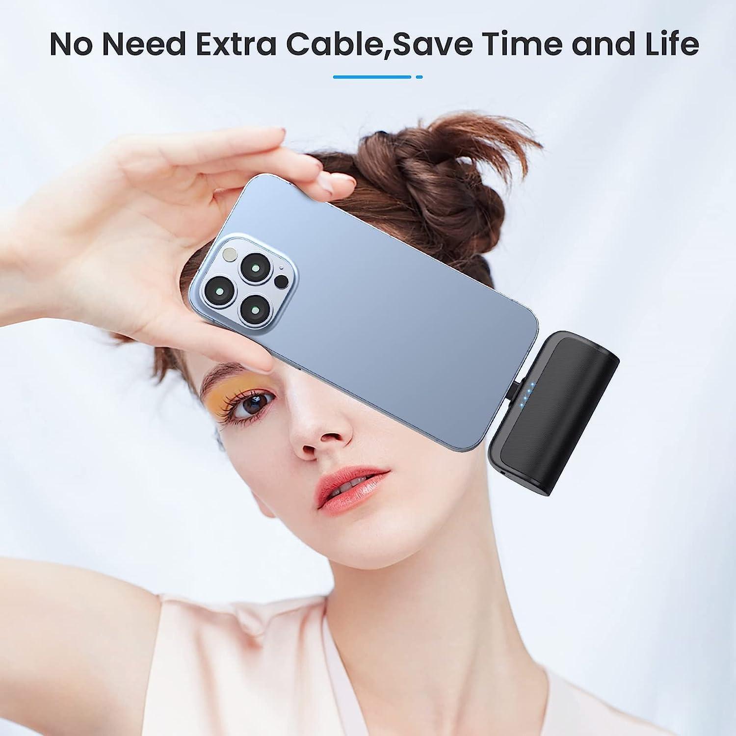 Cargador Portátil Mini 5200mAh para iPhone 20W - 2 Pack