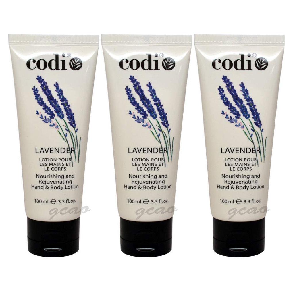 Loción Hidratante de Manos y Cuerpo Codi Lavanda 3 Piezas 3.3 oz