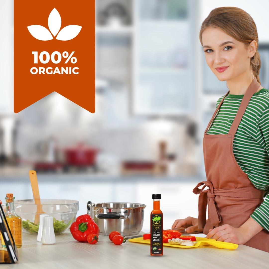 Aceite de Argán Orgánico Esencia de Argan 227g - Aprobado USDA