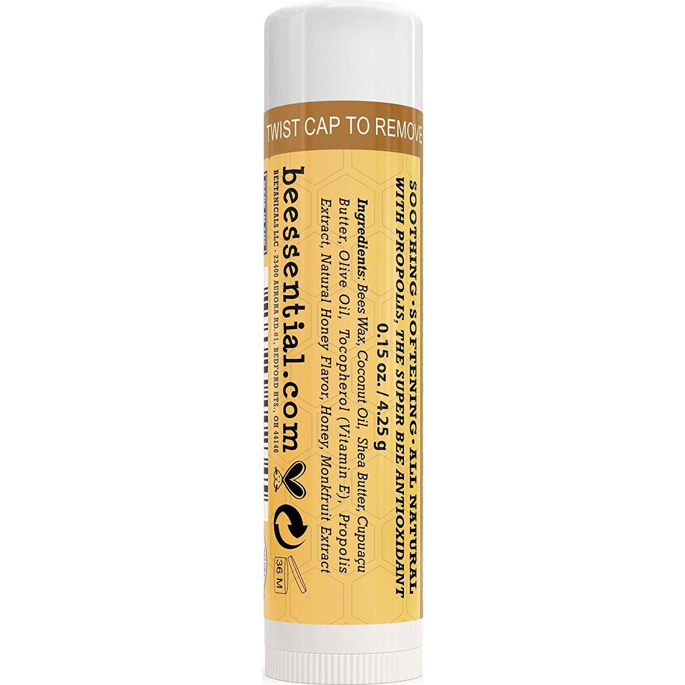 Bálsamo Labial Natural Beessential Miel 18 Unidades 167g