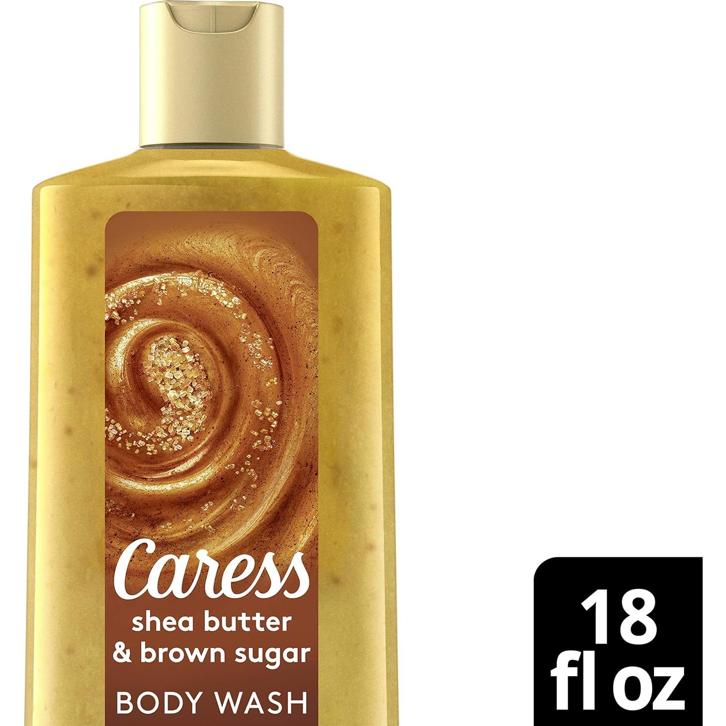 Jabón Corporal Exfoliante Caress Manteca de Karité 3x532g