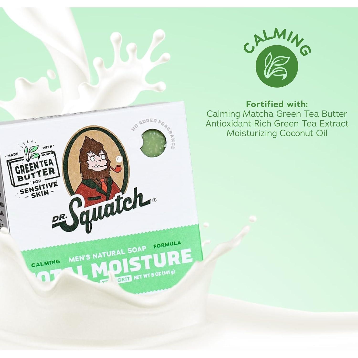 Jabón de Barra Hidratante Dr. Squatch para Hombres - Té Verde