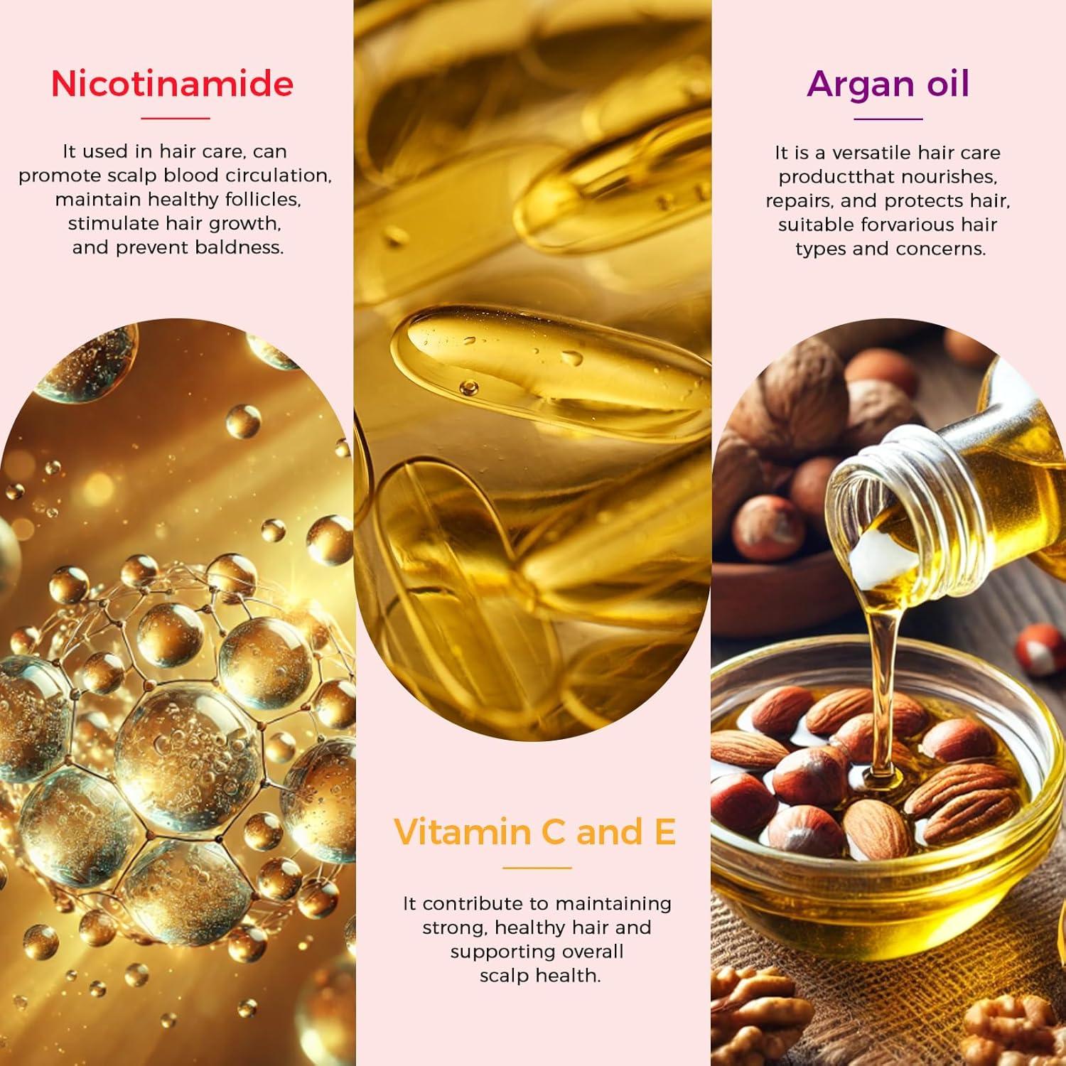 Suero Tratamiento Capilar OUKEYA con Vitaminas y Aceites 81g