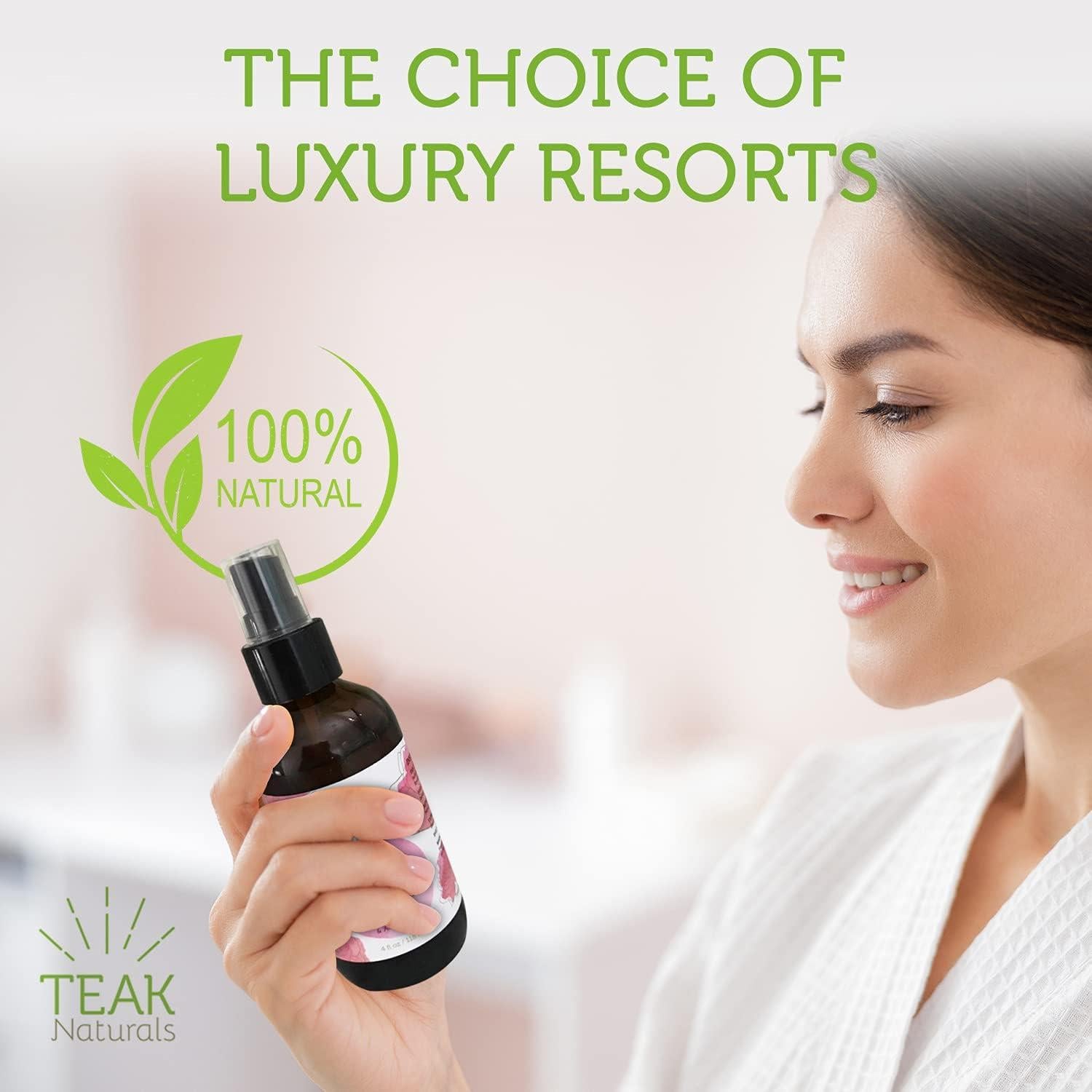 Tónico de Agua de Rosa Natural Teak Naturals 118 ml