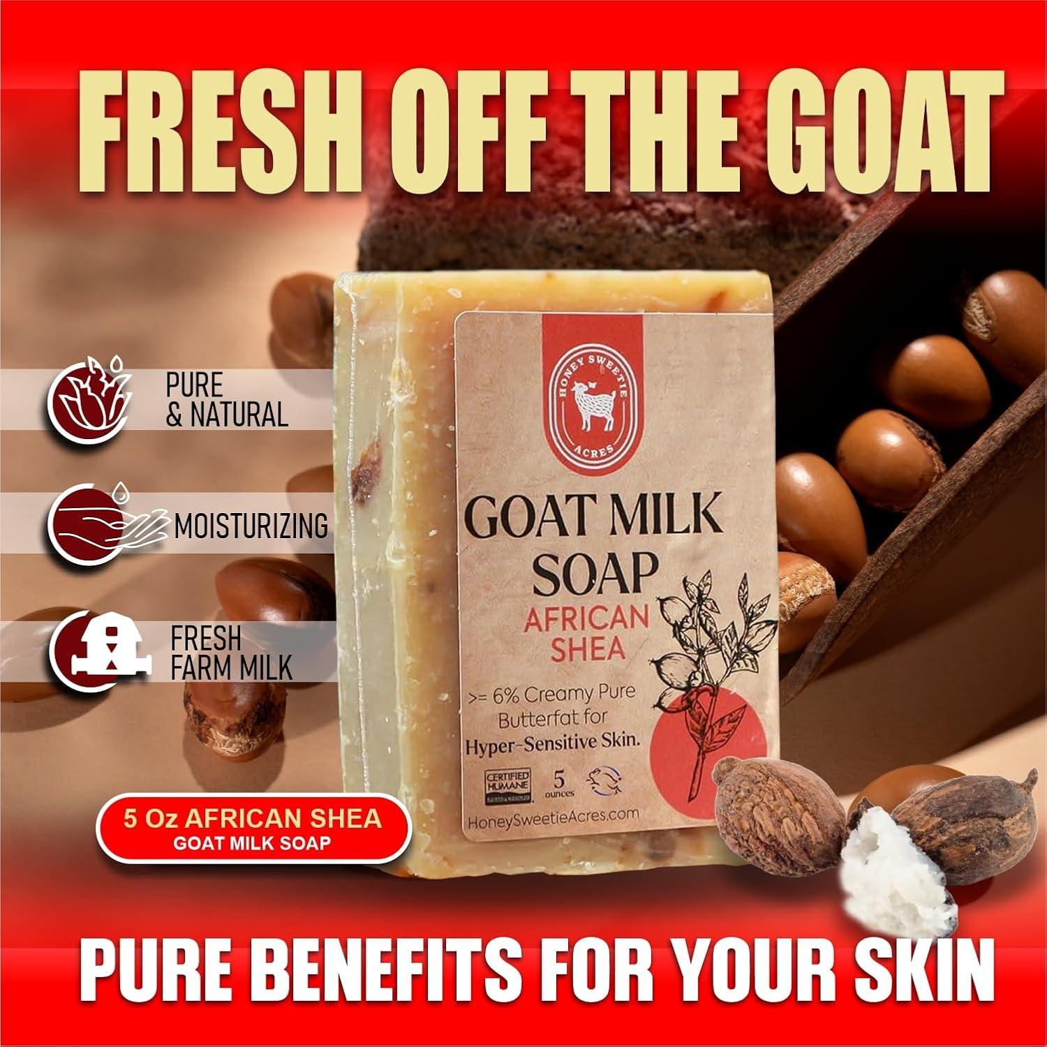 Jabón de Leche de Cabra Africana Honey Sweetie Acres 141g