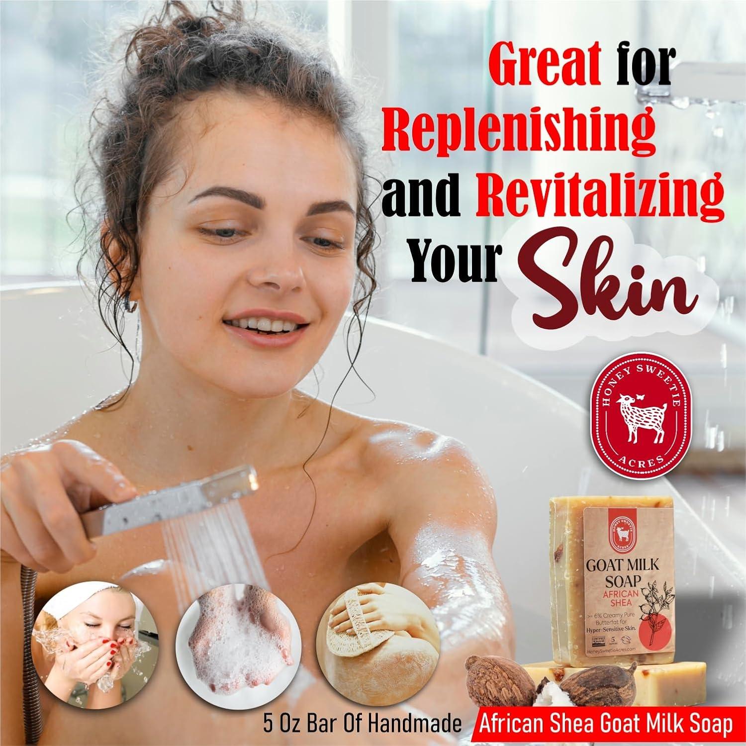 Jabón de Leche de Cabra Africana Honey Sweetie Acres 141g