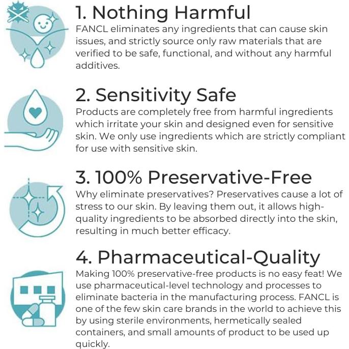 FANCL Polvo Limpiador Facial Japonés 14g - Hidratante Piel Sensible