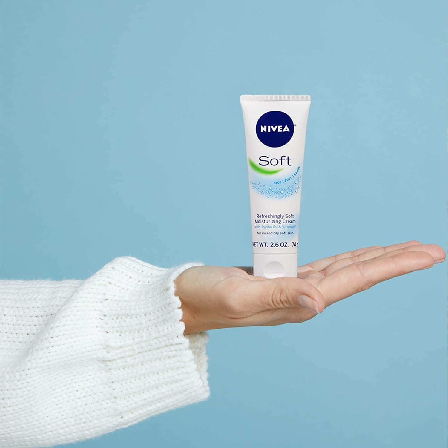 Crema Hidratante NIVEA Soft 73.7 g - Paquete de 6