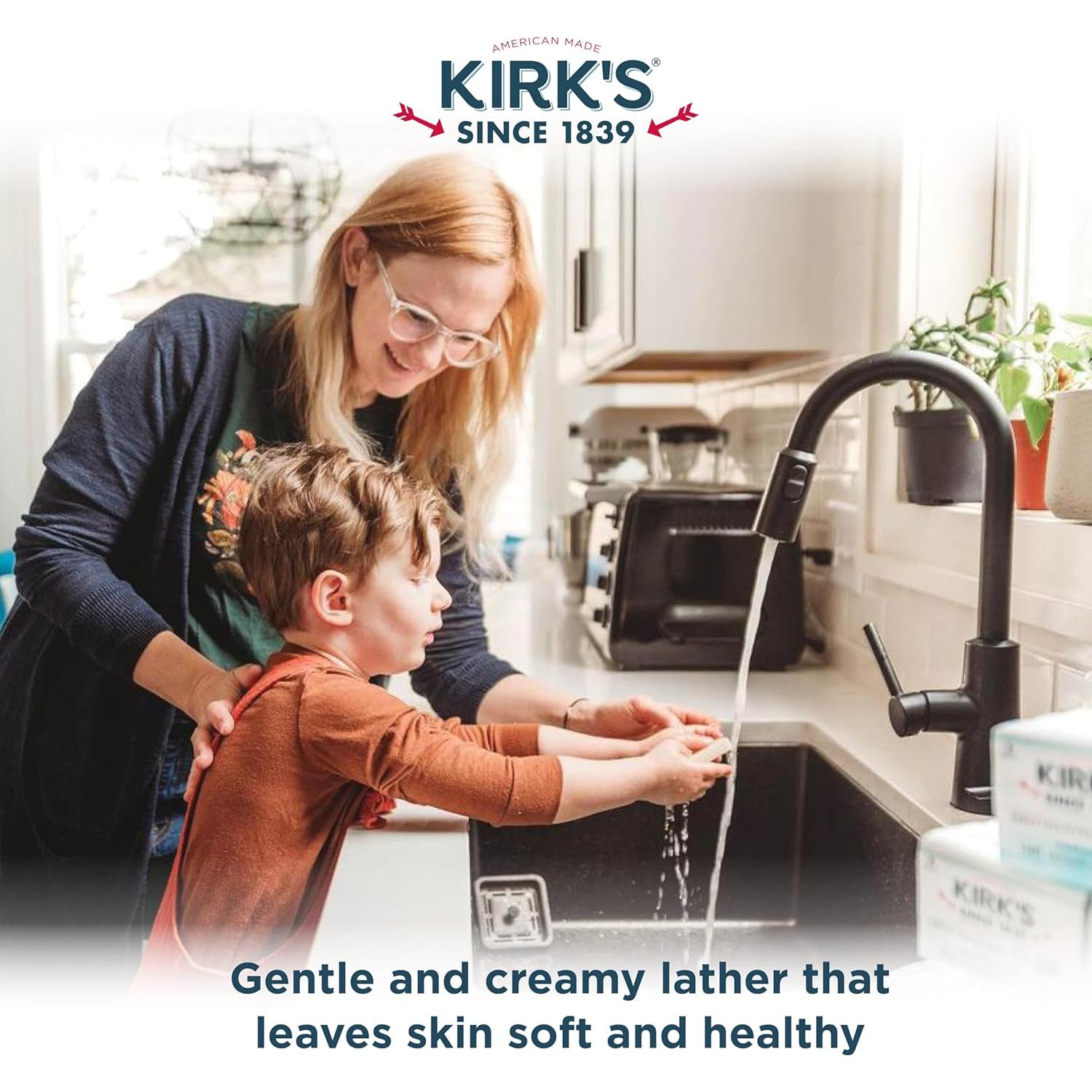 Jabón de Castile Kirk's Natural Coco y Aloe Vera 3x113g