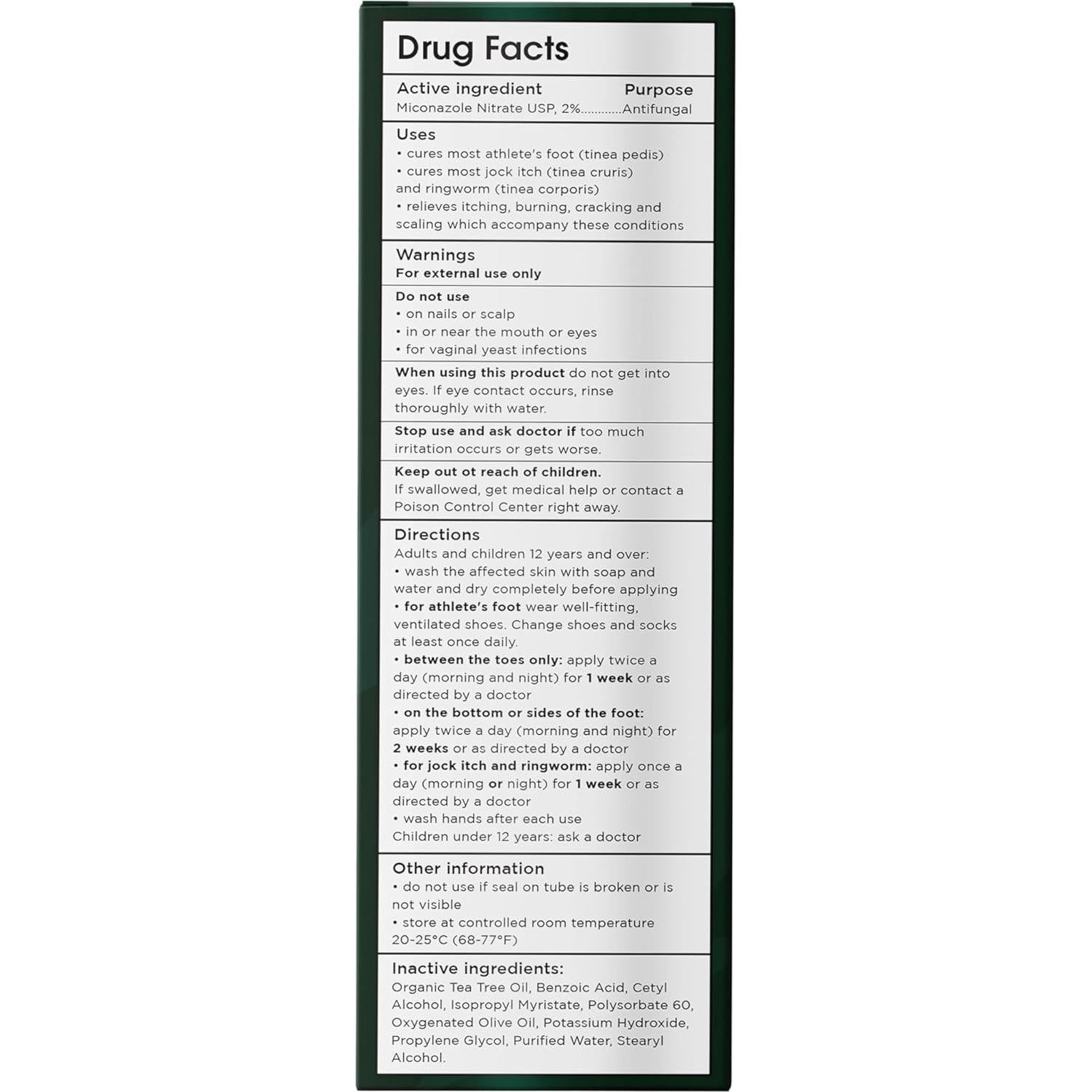 Crema para Pies FUNGAZOL 118 ml - Antifúngica con Aceite de Árbol de Té