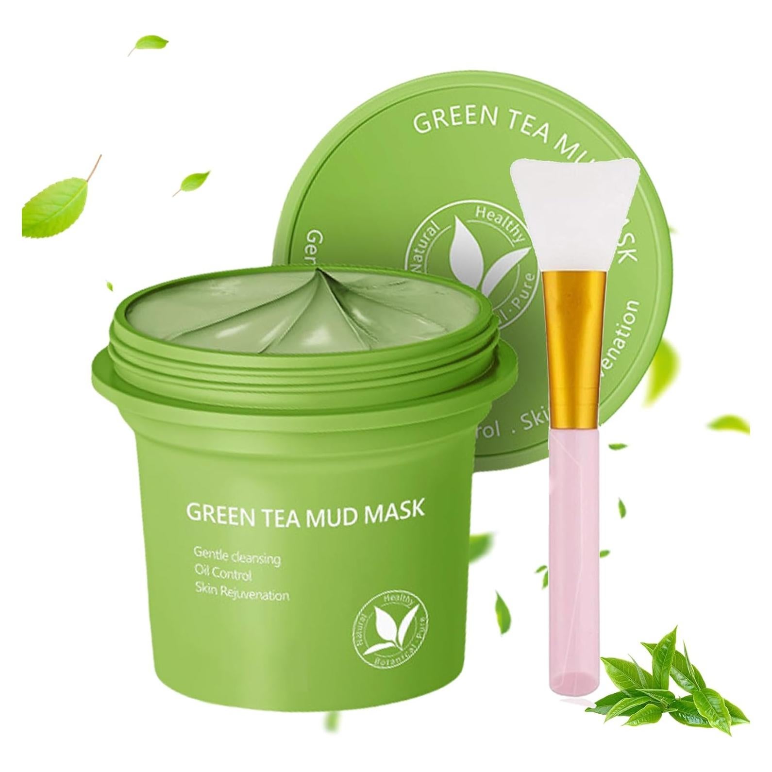 Mascarilla Facial de Arcilla Verde MrCuvaryas 100g - Limpieza Profunda