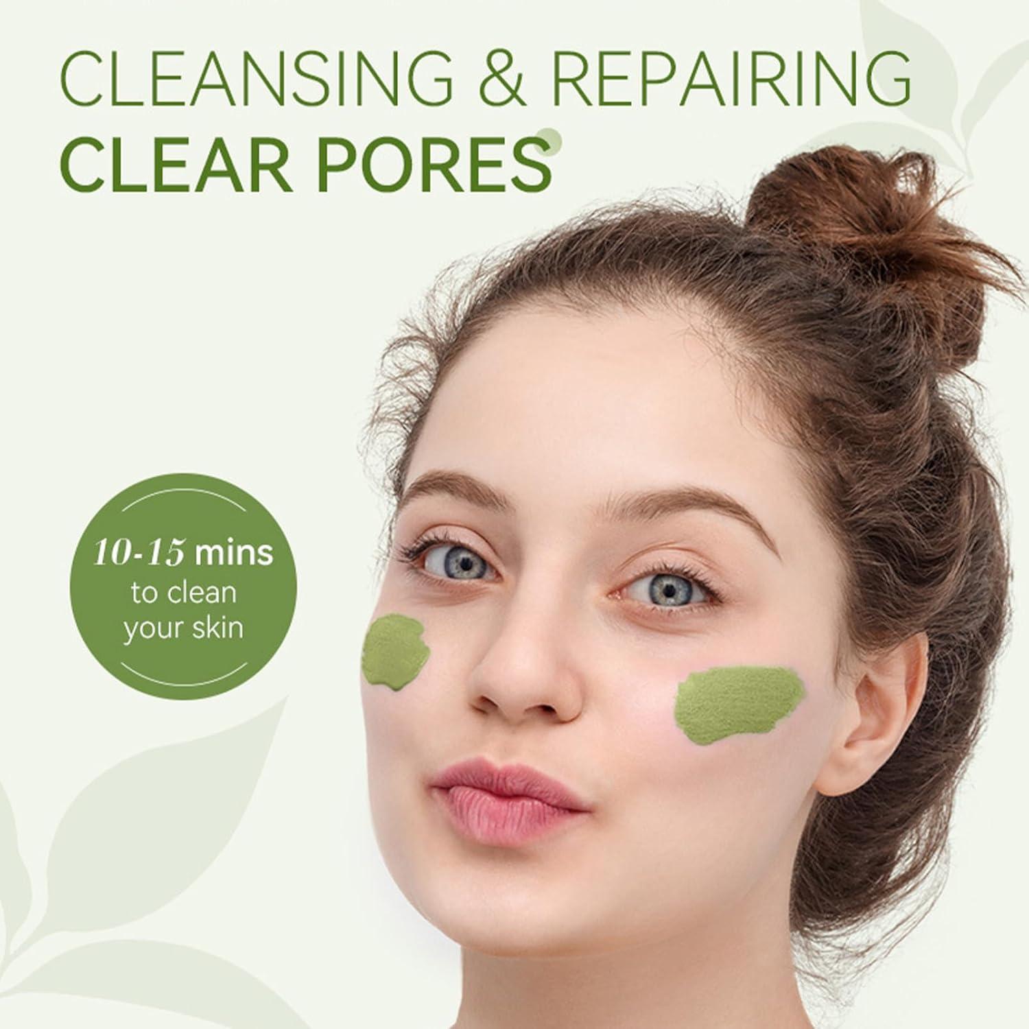 Mascarilla Facial de Arcilla Verde MrCuvaryas 100g - Limpieza Profunda