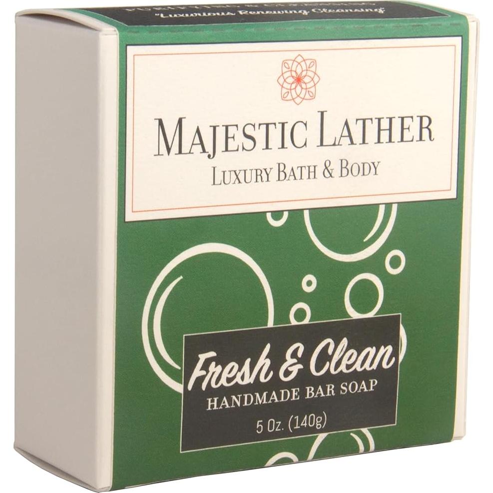 Jabón de Barra Majestic Lather 141.75 g Carbón Activado