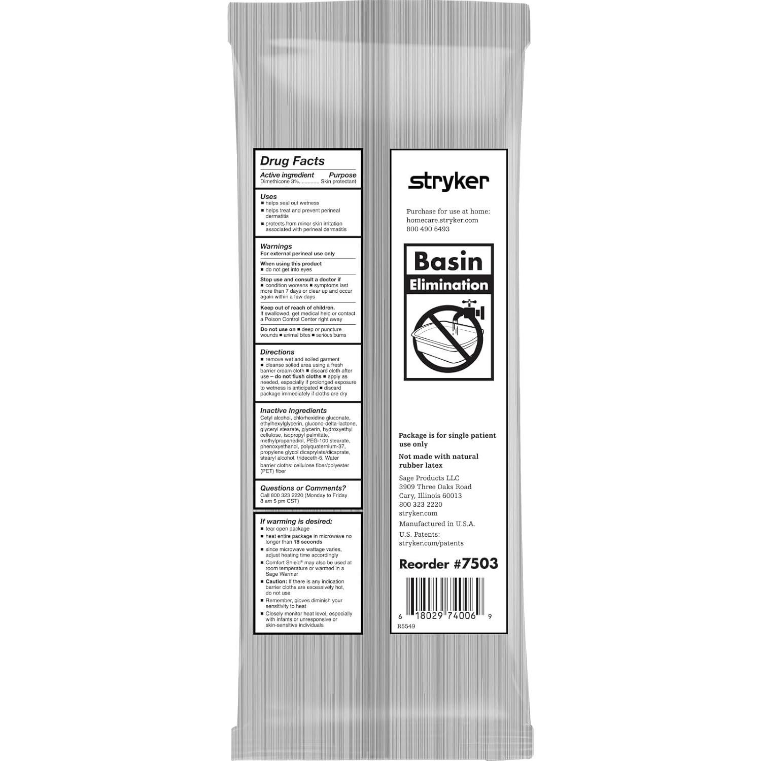 Toallitas de Crema Barrera Sage - Paquete de 3 Pequeñas