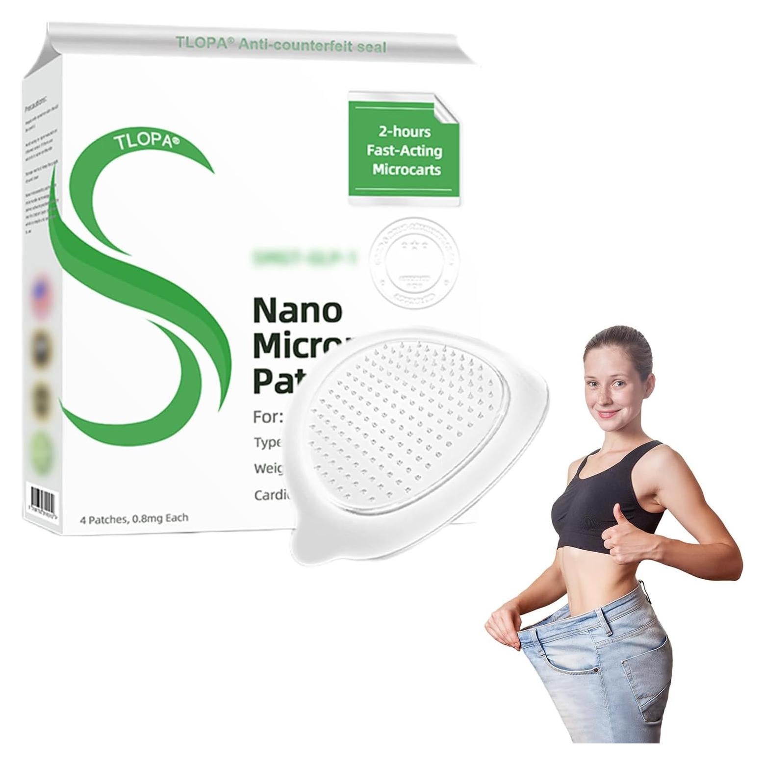 Parche Reafirmante TLOPA Nano SMGT-GLP-1 con Jengibre 1ud